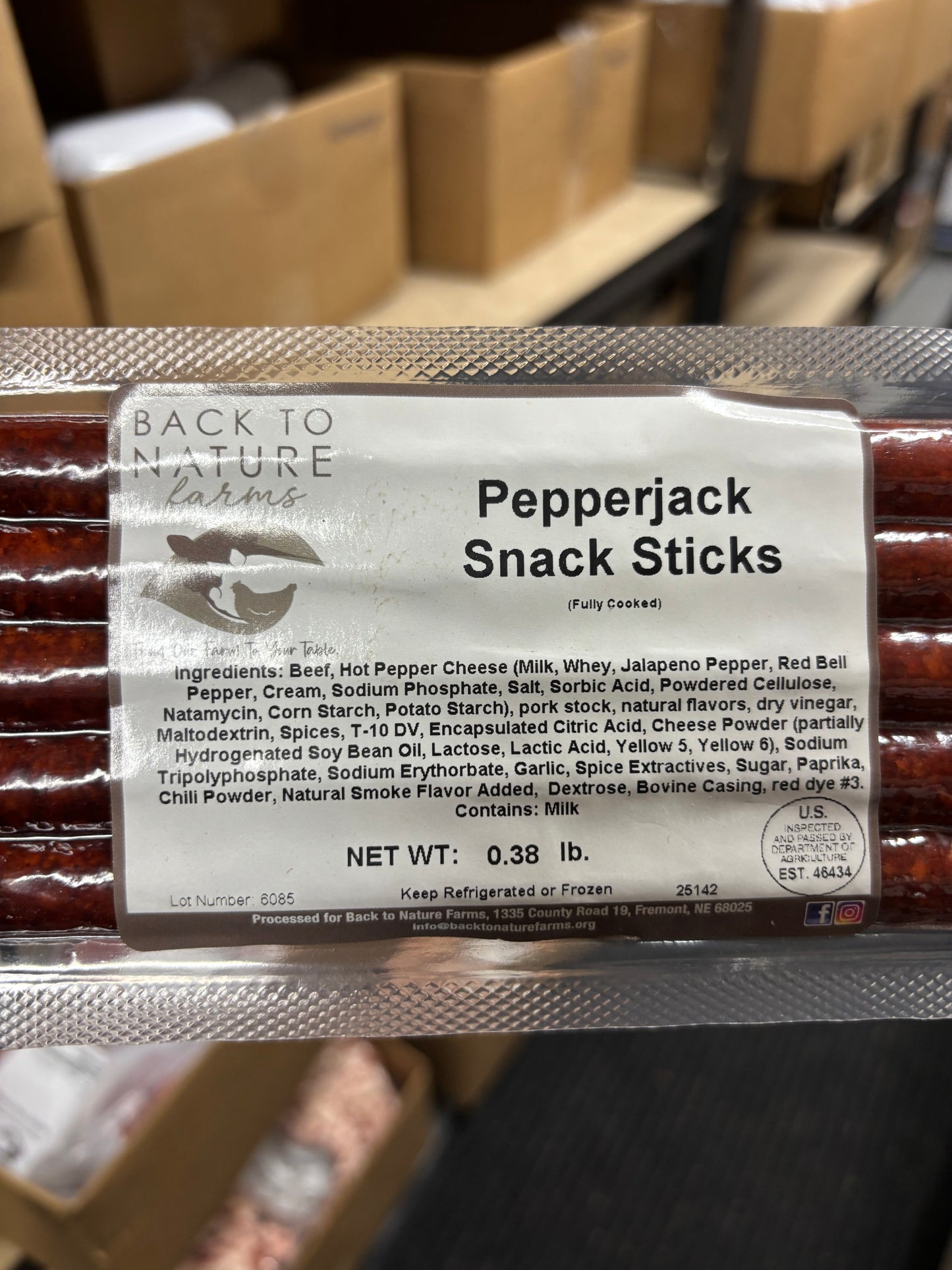 Beef Snack Sticks