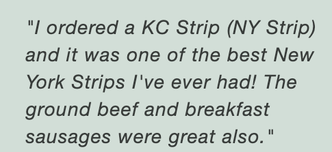 Beef KC Strip (NY Strip)